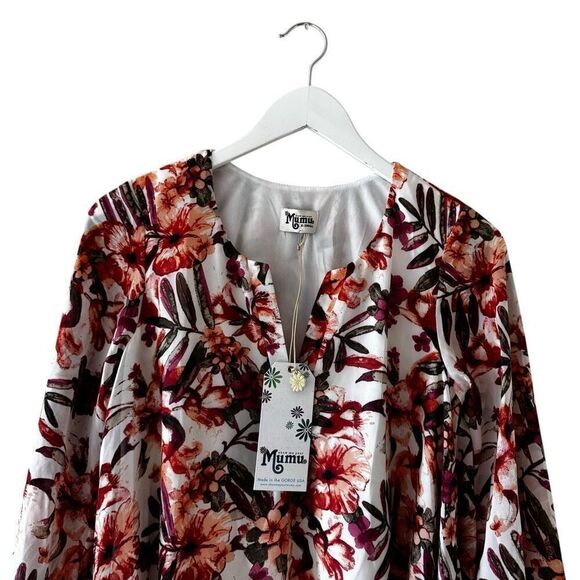 Show Me Your Mumu Jamie Tunic Lined Bohemian Multicolor Floral SZ XS #2392 - Picture 2 of 14